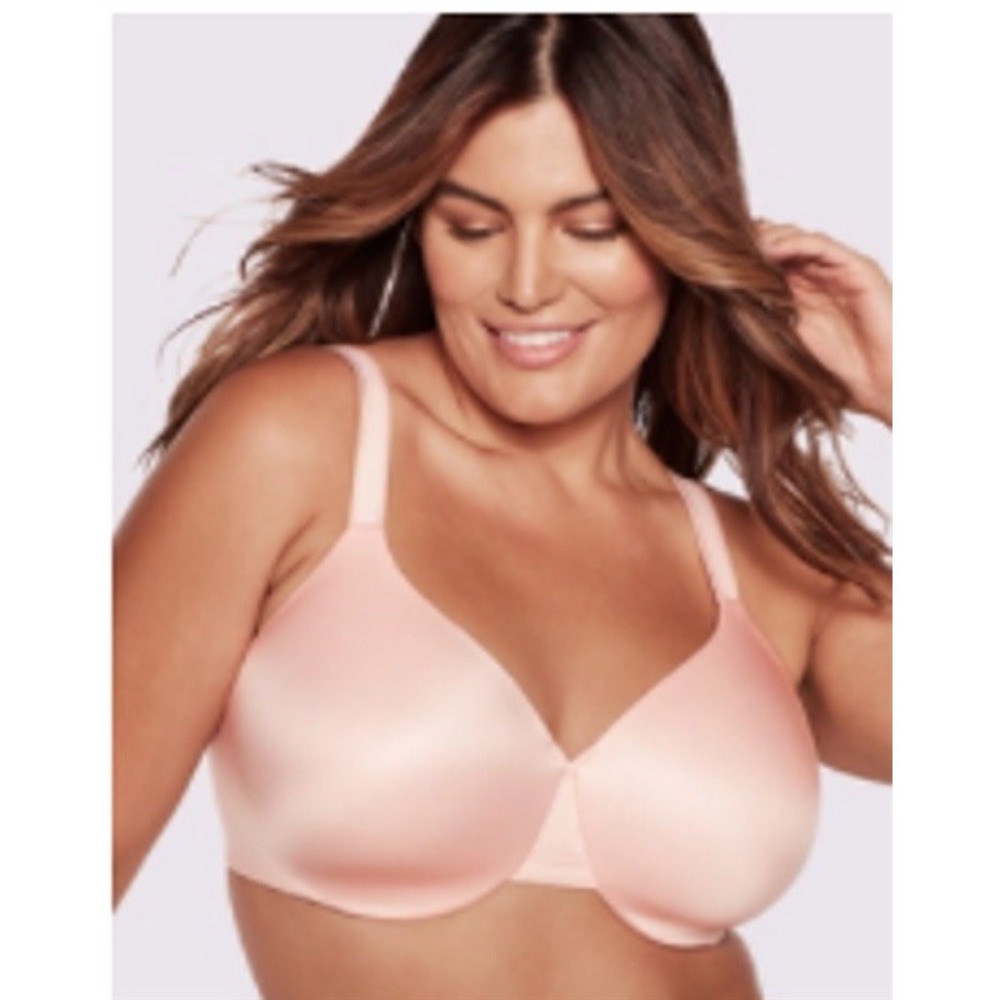 NWPT Bali 38DDD Beauty Lift No Show Support Underwire Bra 0085 Pink 126922